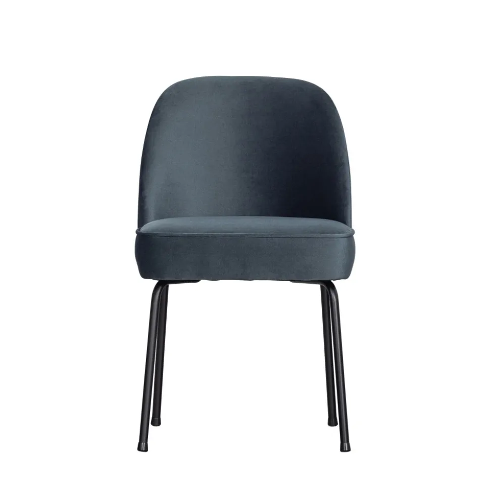 VOGUE Lot de 2 chaises design en velours