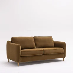 VORNAY Canapé convertible express 2 places en tissu