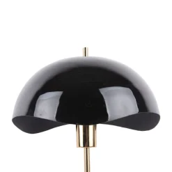 WAVED DOME Lampe à poser en métal et marbre