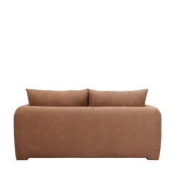 WIAME Canapé droit 2,5 places en tissu style contemporain