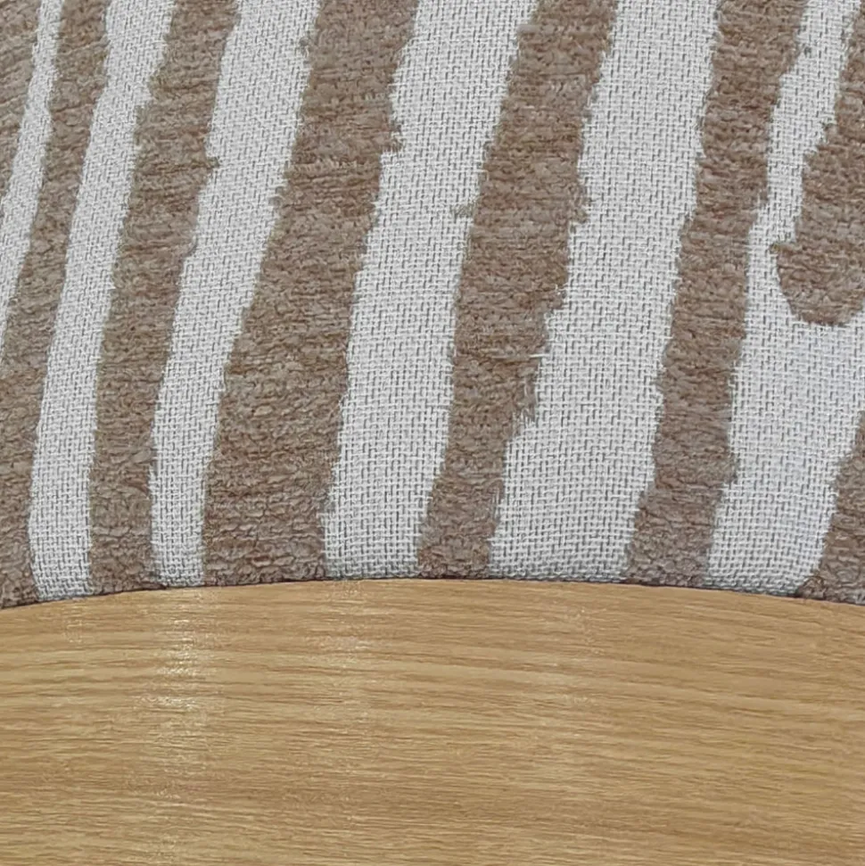 WILD Pouf rond en tissu imprimé animal ø40cm
