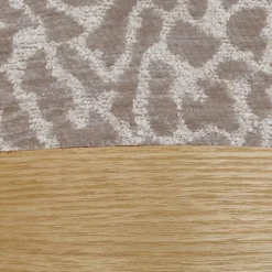 WILD Pouf rond en tissu imprimé animal ø40cm