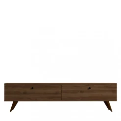 YARA Meuble TV 2 portes en bois L160cm