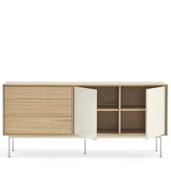 YOKO Buffet 2 portes 3 tiroirs en bois L180cm