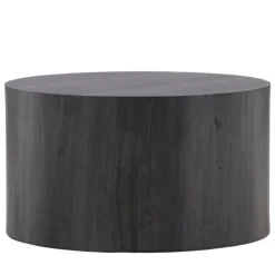 YORK Table basse ronde effet marbre ø80cm