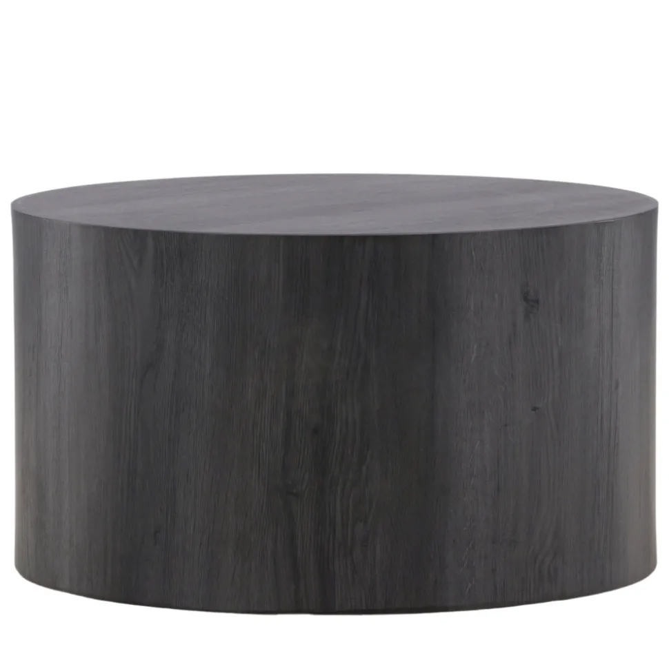 YORK Table basse ronde effet marbre ø80cm