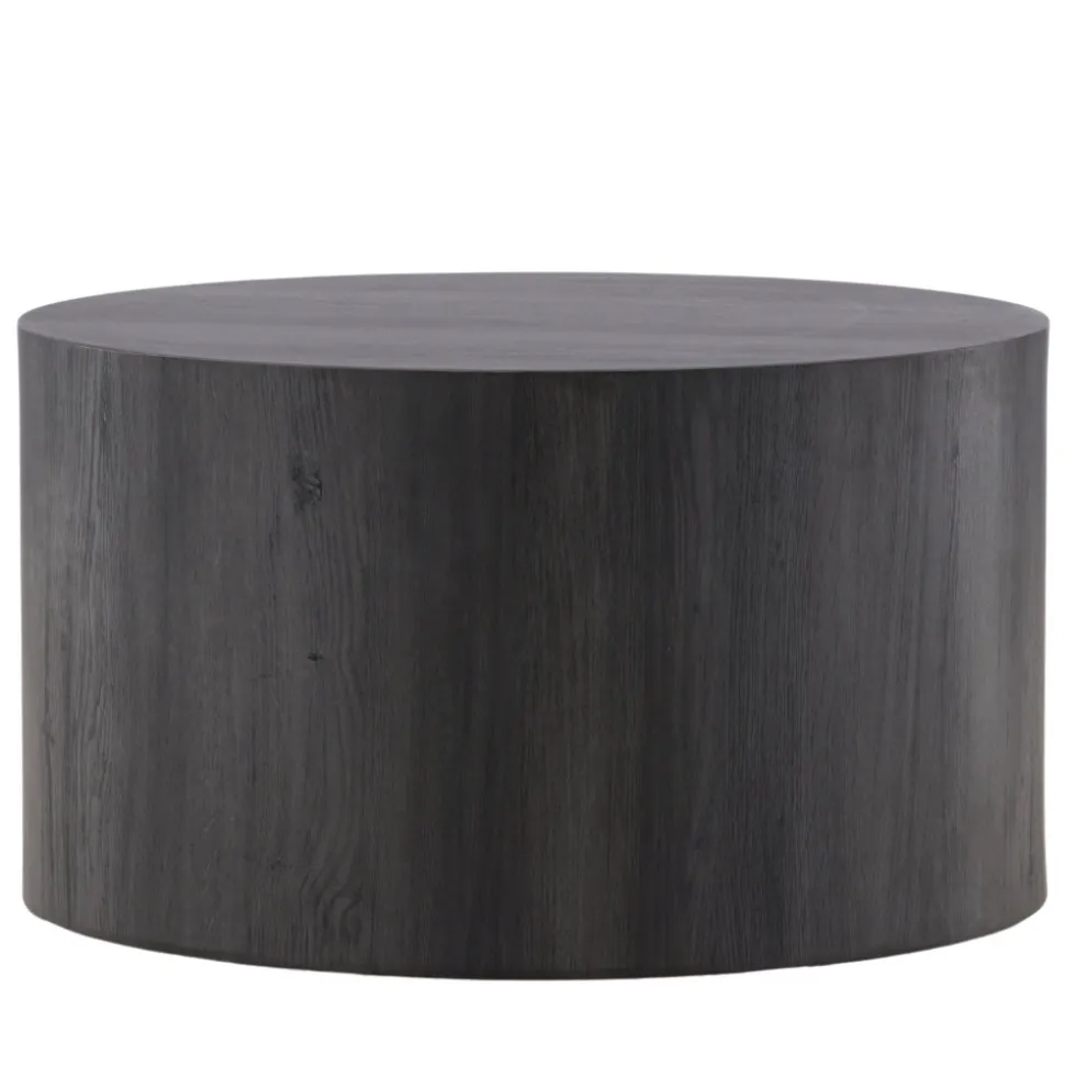 YORK Table basse ronde effet marbre ø80cm