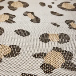 YUMA Tapis contemporain imprimé léopard