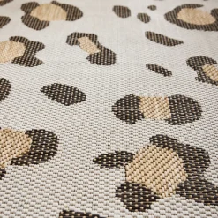 YUMA Tapis contemporain imprimé léopard
