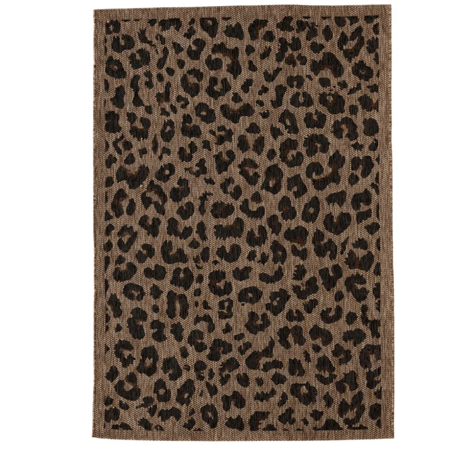 YUMA Tapis contemporain imprimé léopard