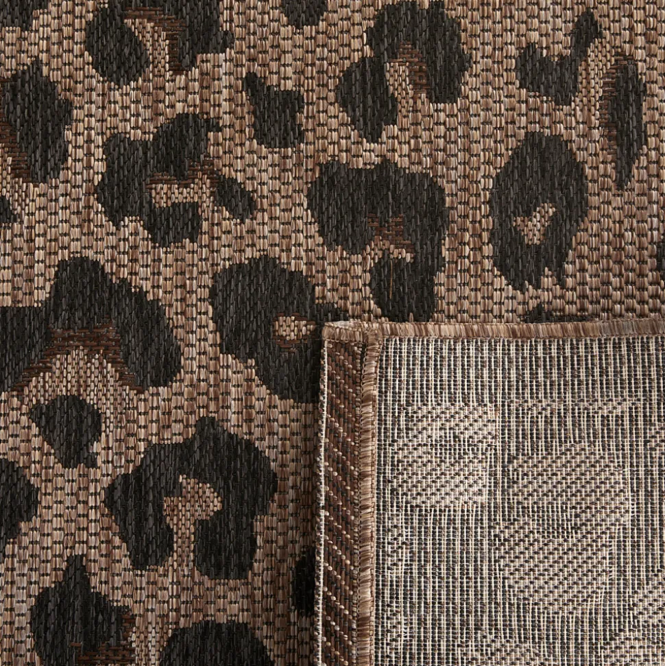 YUMA Tapis contemporain imprimé léopard
