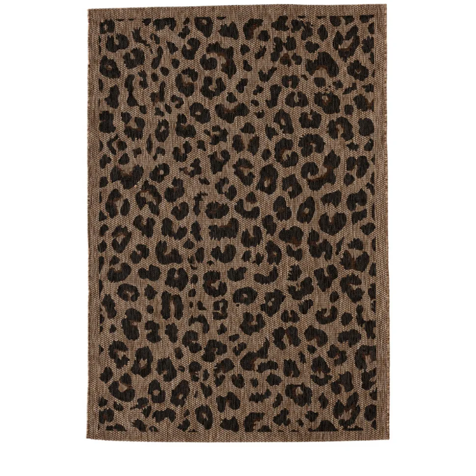 YUMA Tapis contemporain imprimé léopard