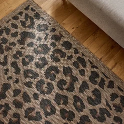 YUMA Tapis contemporain imprimé léopard
