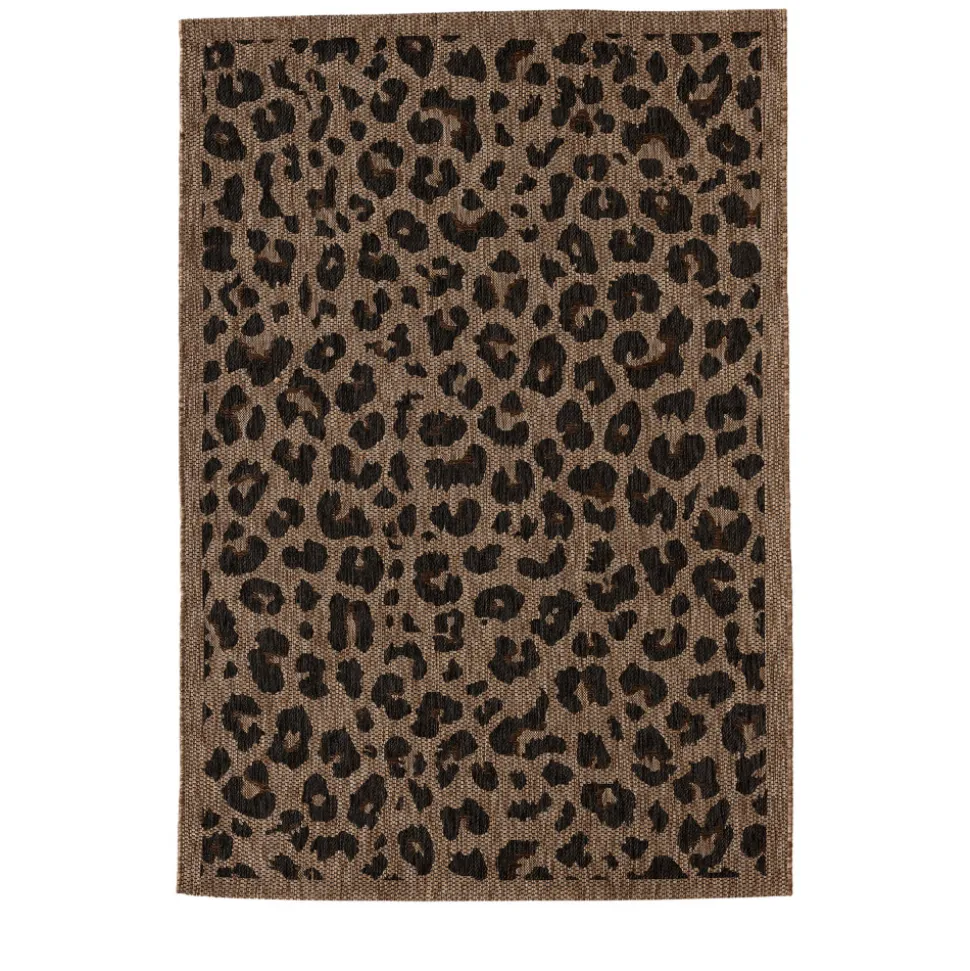 YUMA Tapis contemporain imprimé léopard