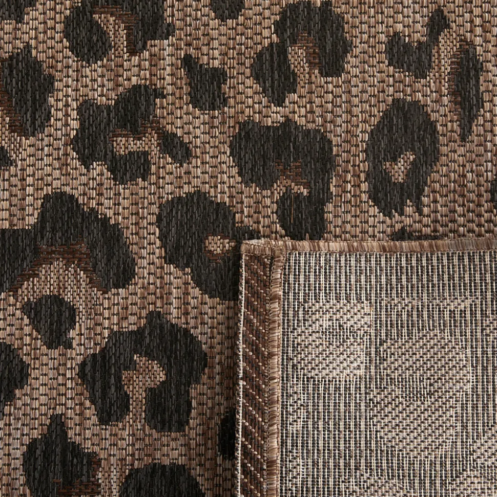 YUMA Tapis contemporain imprimé léopard