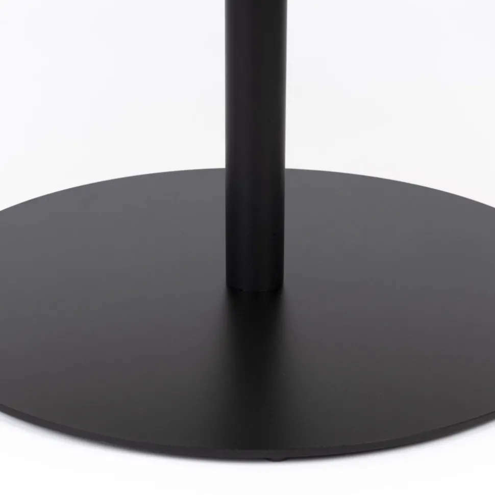 YURI Table basse ronde en bois et métal ø70cm