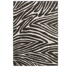 ZEBRA Tapis graphique à motif zébré