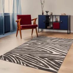 ZEBRA Tapis graphique à motif zébré