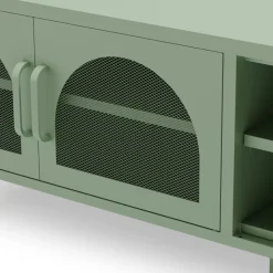 ZIO Meuble TV 2 portes en métal L160cm
