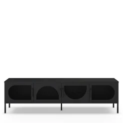 ZIO Meuble TV 4 portes en métal L180cm
