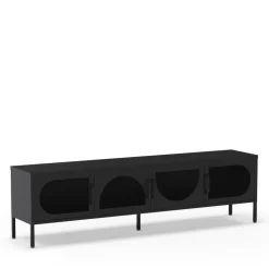 ZIO Meuble TV 4 portes en métal L180cm