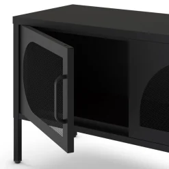 ZIO Meuble TV 4 portes en métal L180cm
