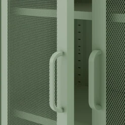 ZIO Vaisselier 2 portes en métal H170cm