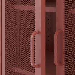 ZIO Vaisselier 2 portes en métal H170cm