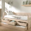 ZIP Lit enfant banquette 4 tiroirs en bois 90x200 cm