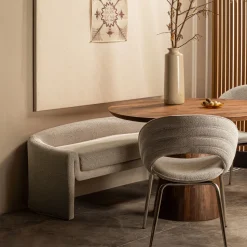 ZONE Banc en tissu L160cm
