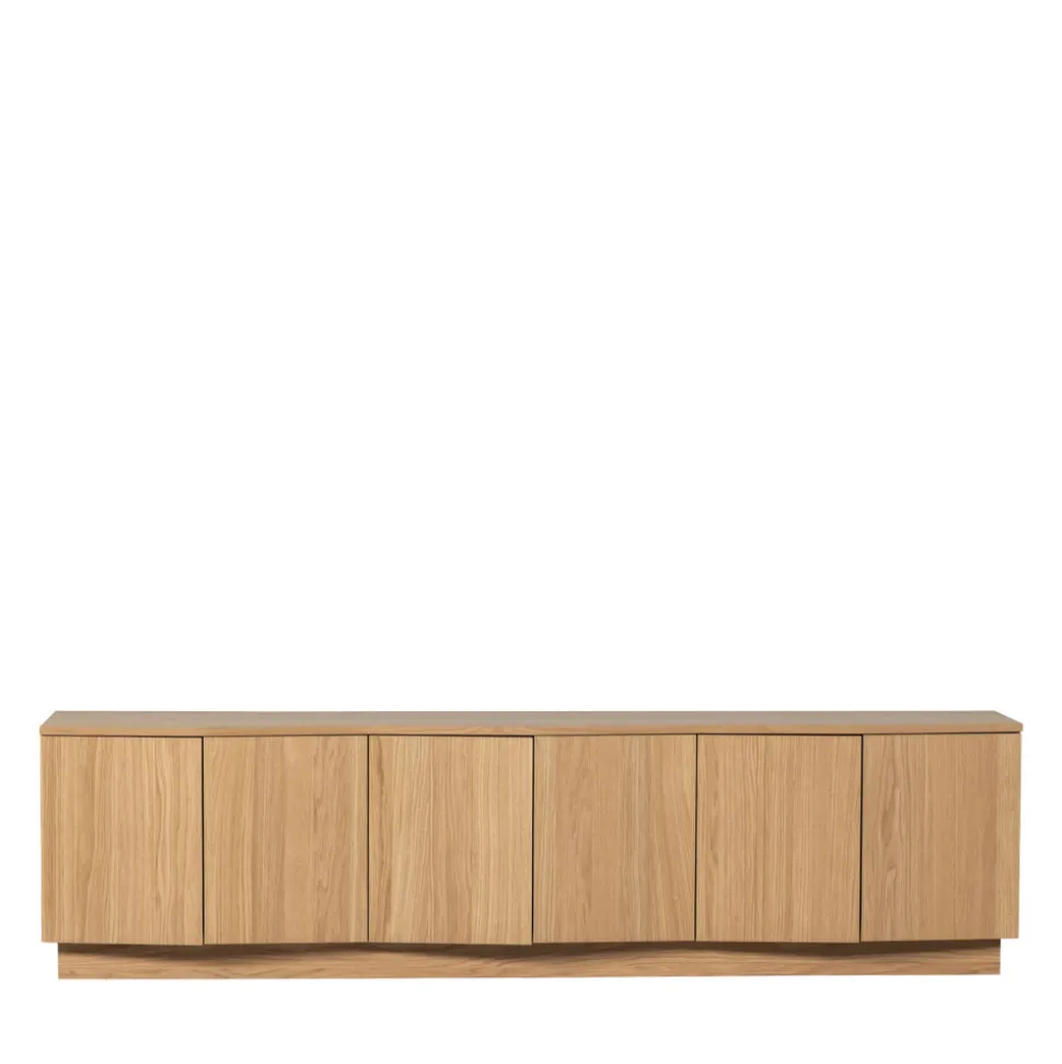 ZUMA Meuble TV 6 portes en bois L200cm