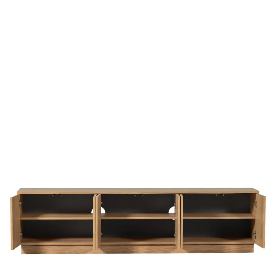 ZUMA Meuble TV 6 portes en bois L200cm