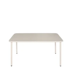 ZYRA Table à manger de jardin 4 personnes en métal